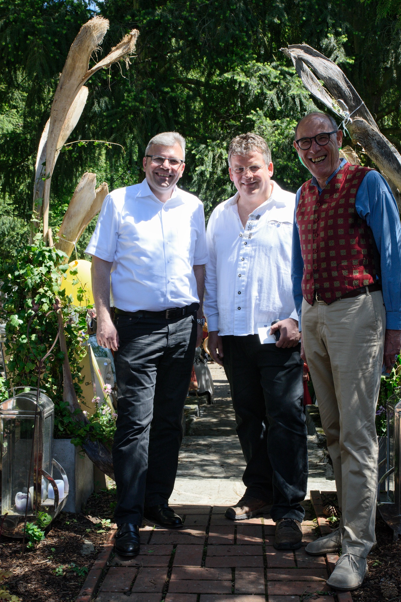 Gruppenfoto in der Villa Scheid