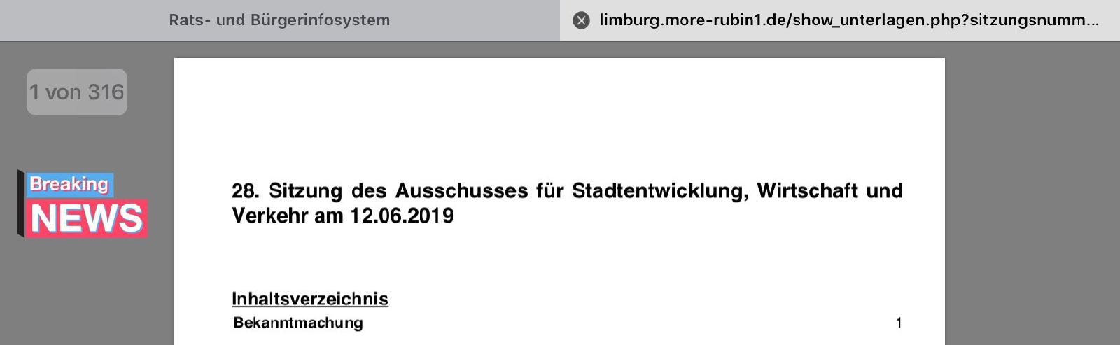 316 Seiten Vorlagen waren zu bearbeiten/lesen!