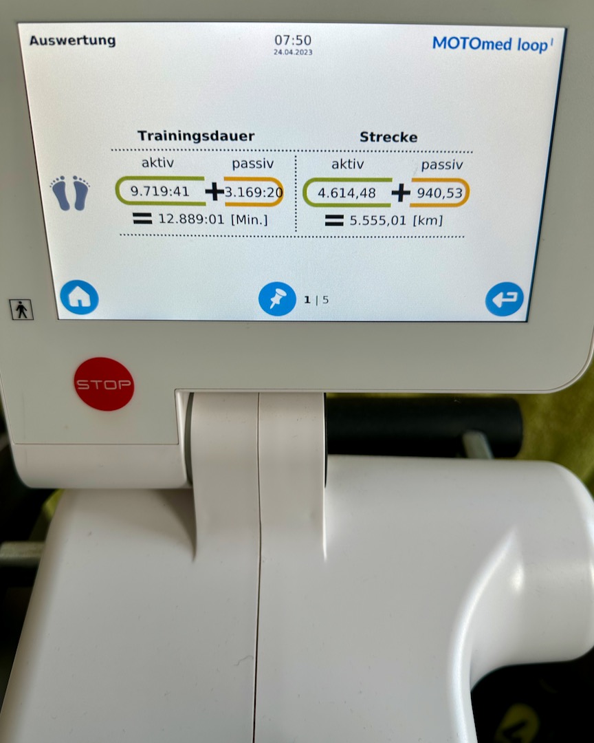 5.555 Kilometer Indoor-Radfahren