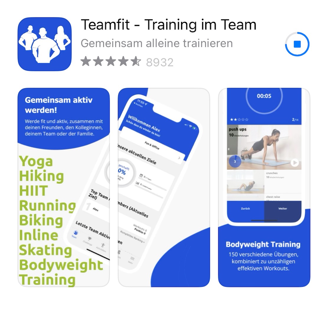 Teamfit - Training im Team