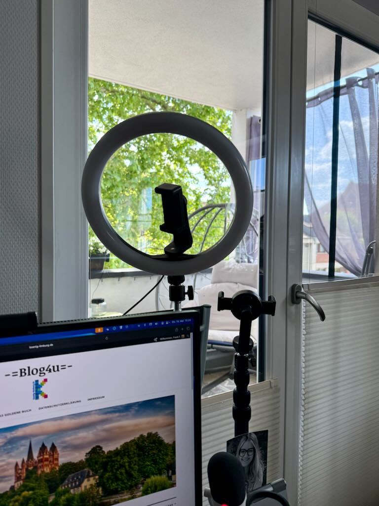 Veränderter Ausblick vom Schreibtisch