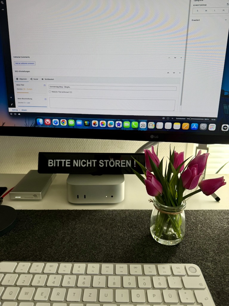 Donnerstag Blog – Bitte nicht stören!