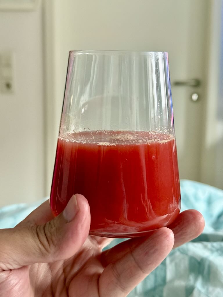 Granatapfel-Orangensaft