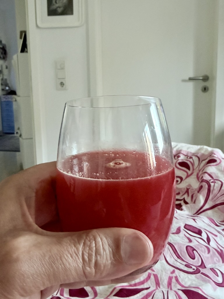 Granatapfel-Orangensaft