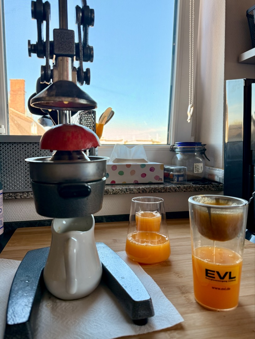 Granatapfel-Orangensaft