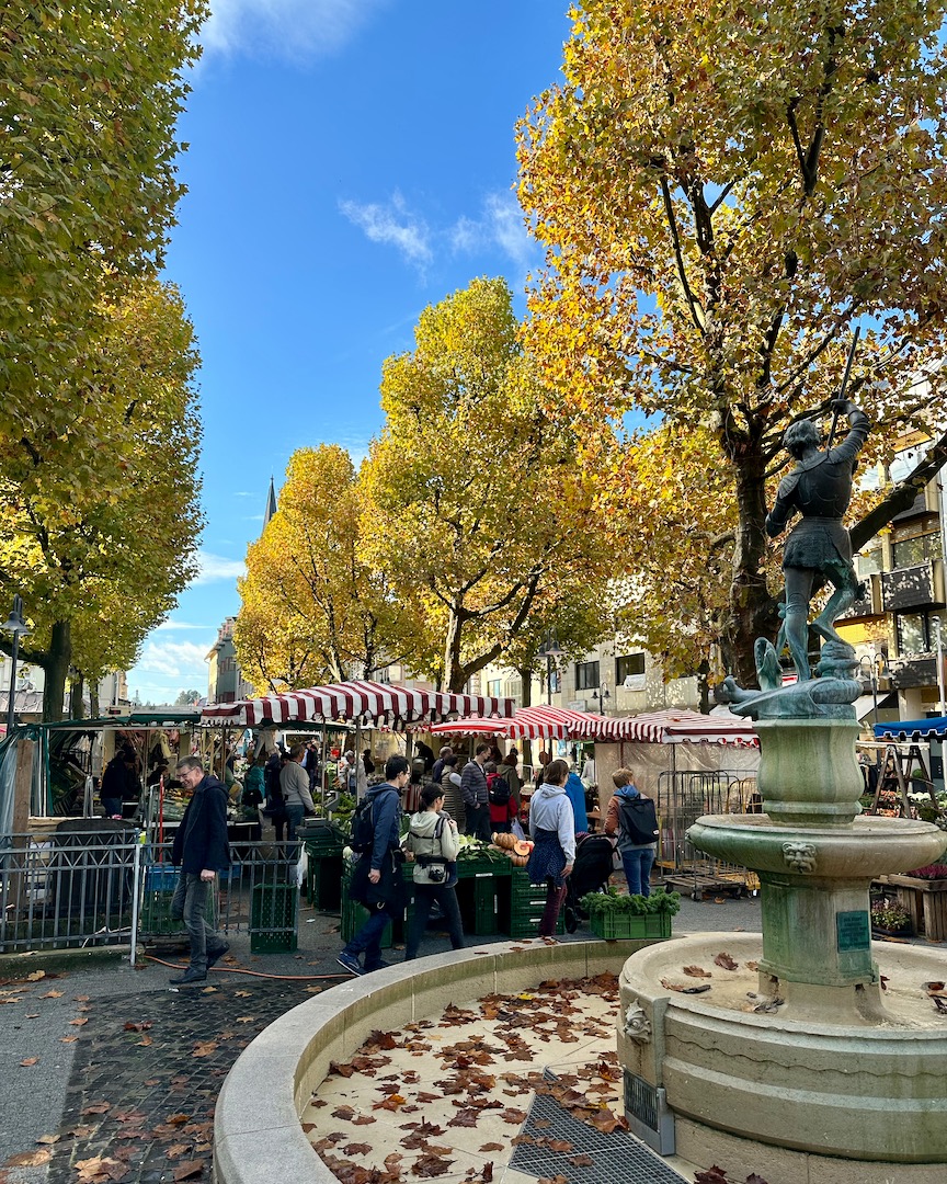 Limburger Wochenmarkt im Herbst