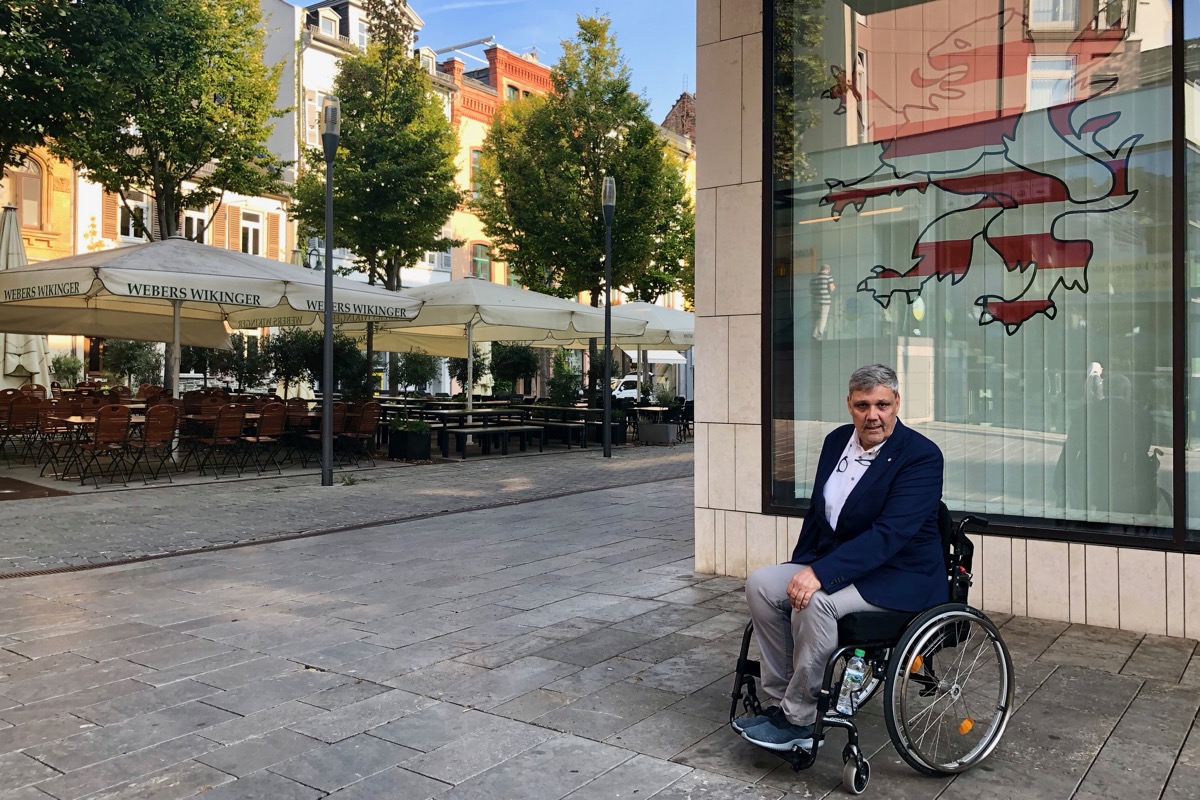 Frank der Rollstuhlfahrer