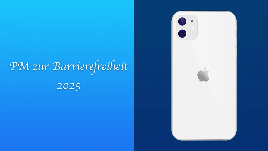PM zur Barrierefreiheit