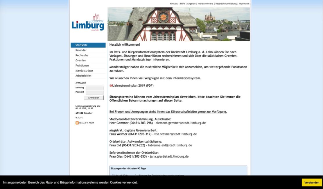 Mandatsträger tracking