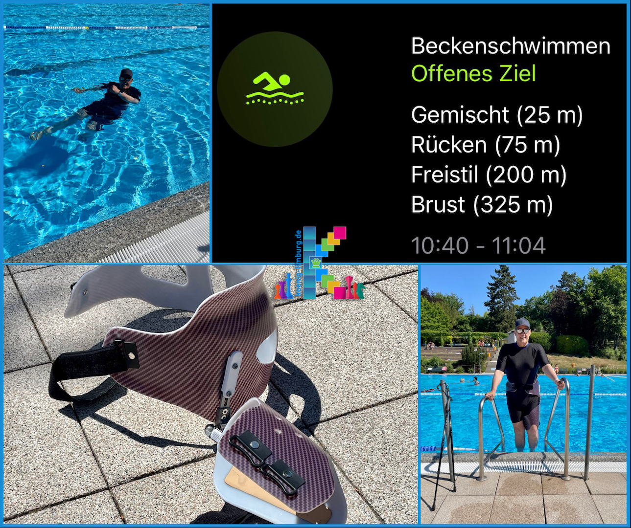 Zum Wochenfinale im Schwimmbad