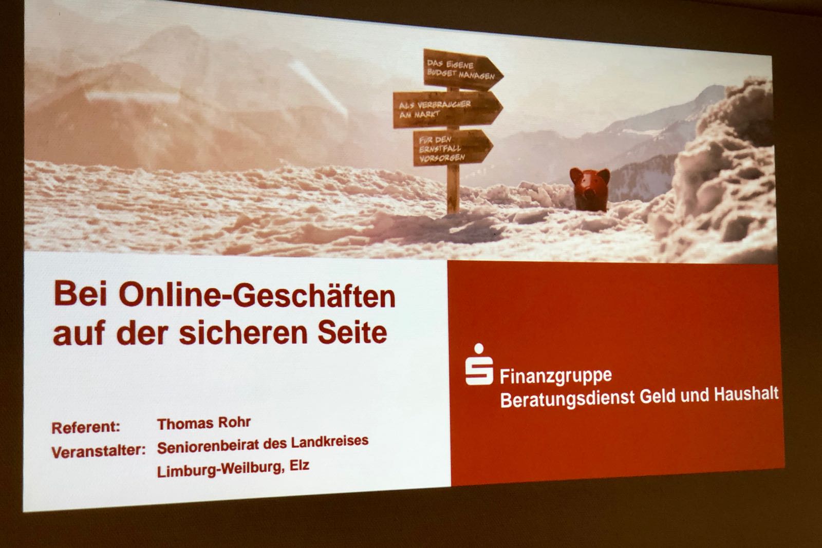Sicheres bezahlen im Alter – Elz