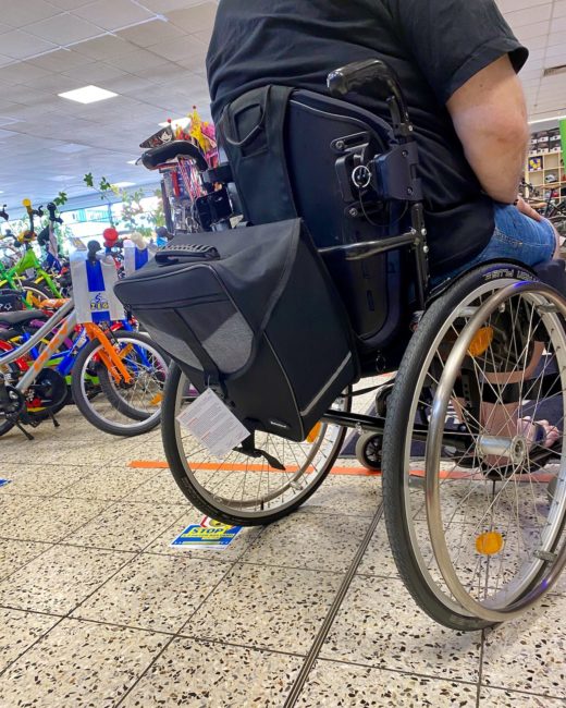 Bag / Rucksack für den Rollstuhl