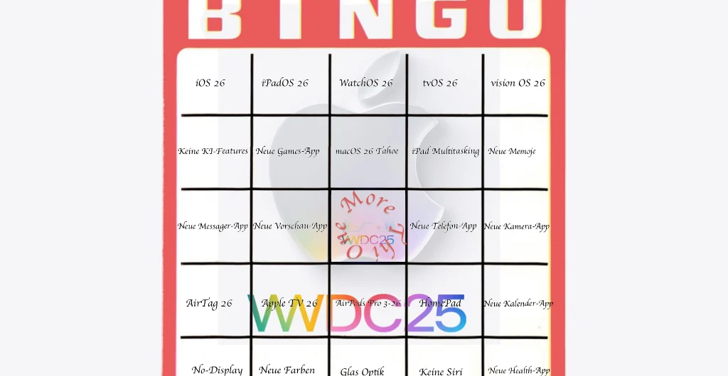 WWDC BINGO 2025